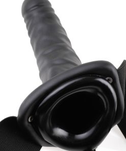 Fetish Fantasy Series 8 Inch Hollow Strap-on –  Black