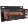 Fetish Fantasy Series 10 Inch Hollow Rechargeable Strap-on With Remote – Tan