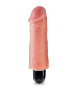 King Cock 5 Inch Vibrating Stiffy Flesh