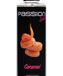 Passion Licks Caramel Water Based Flavored Lubricant 8 Oz