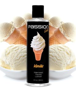 Passion Licks Vanilla Water Based Flavored Lubricant – 8 Oz