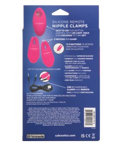 Silicone Remote Nipple Clamps – Pink