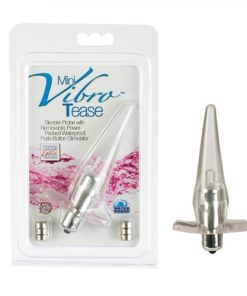 Mini Vibro Tease Slender Probe – Clear