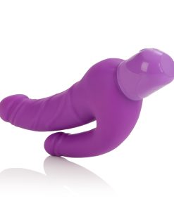 Waterproof Power Stud Over and Under Dong – Purple