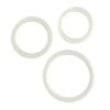 Rubber Ring 3 Piece Set – White