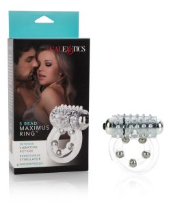 Maximus Enhancement Ring 5 Stroker Beads – Clear