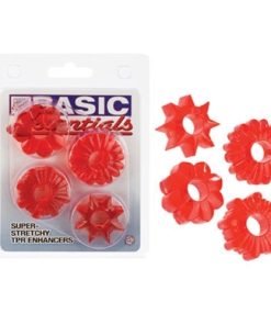 Basic Essentials 4 Pack – Red