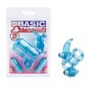 Basic Essential Double Trouble Vibrating Support System – Blue