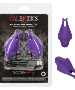 Nipple Play Rechargeable Nipplettes – Purple