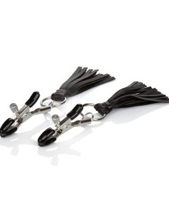 Nipple Play Playful Tassels Nipple Clamps – Black