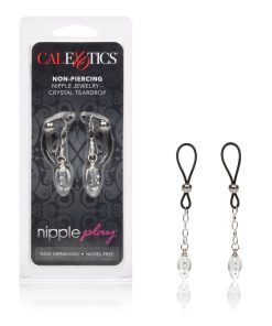 Nipple Play Non-Piercing Nipple Jewelry Crystal  Teardrop