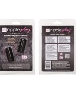 Nipple Play Silicone Nipple Suckers – Black