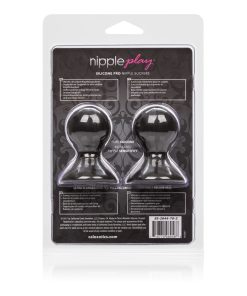 Nipple Play Silicone Pro Nipple Suckers – Black