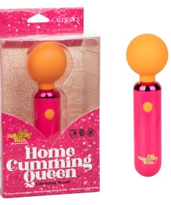 Naughty Bits Home Cumming Queen Vibrating Wand –  Orange/pink