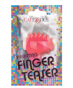 Foil Pack Vibrating Finger Teaser – Pink