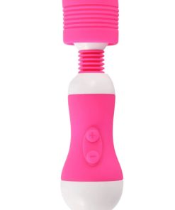 Yorokobi Rechargeable Mini Wand Massager – Pink