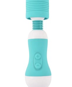 Yorokobi Rechargeable Mini Wand Massager – Teal