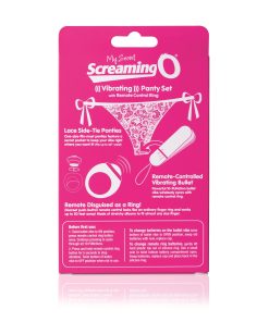 My Secret Screaming O Vibrating Panty Set – Pink – Each