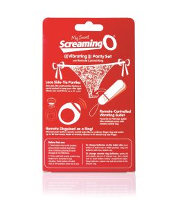 My Secret Screaming O Vibrating Panty Set – Red – Each