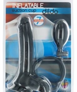 Inflatable Suction Cup Dong – Black