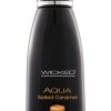 Aqua Salted Caramel Flavored Water Based Intimate  Lubricant – 4 Fl. Oz.