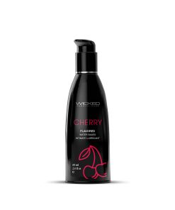 Aqua Cherry Flavored Water Based Intimate  Lubricant – 2 Fl. Oz.