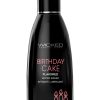 Aqua Birthday Cake Flavored Water Based Intimate  Lubricant – 2 Fl. Oz.