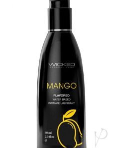 Aqua Mango Flavored Water Based Intimate Lubricant – 2 Fl. Oz.