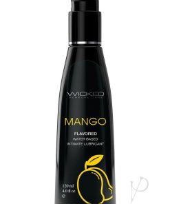 Aqua Mango Flavored Water Based Intimate Lubricant – 4 Fl. Oz.