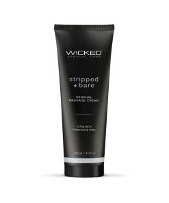 Stripped and Bare – Unscented Sensual Massage  Cream – 4 Oz